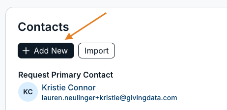 add new button