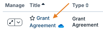 document title