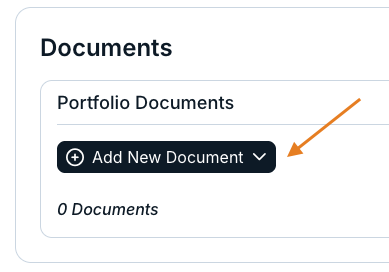 add new document button