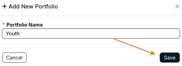 save button