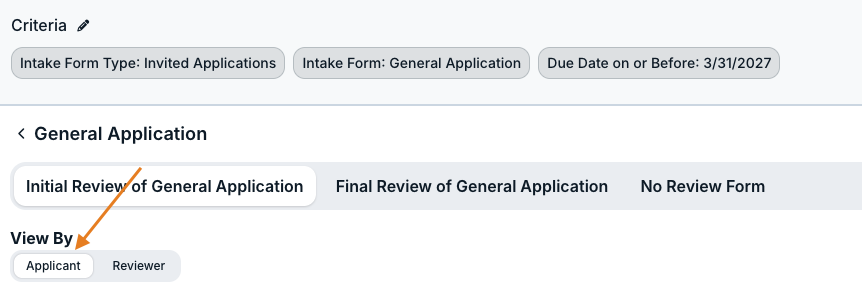 applicant button