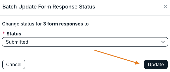update button