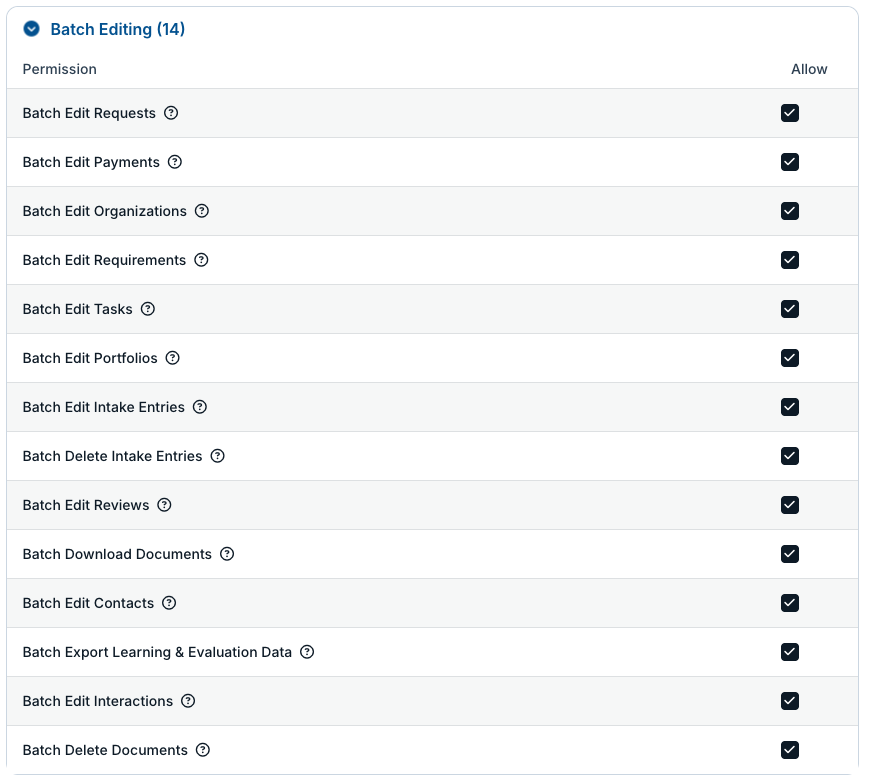 batch editing permissions