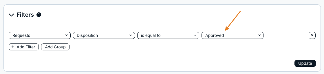 value dropdown