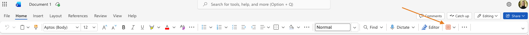 add-ins button